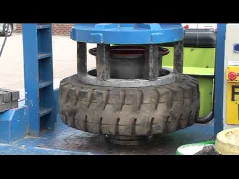 Solid Tyre removing and fixing image 1