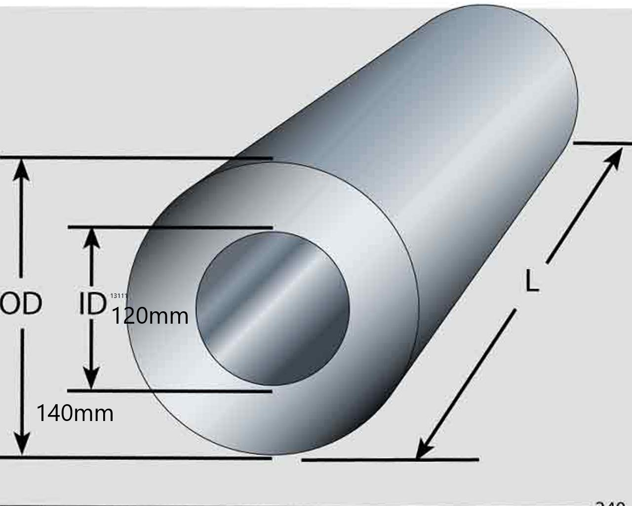  Jack Cylinder Id120 x Od140mm image 1